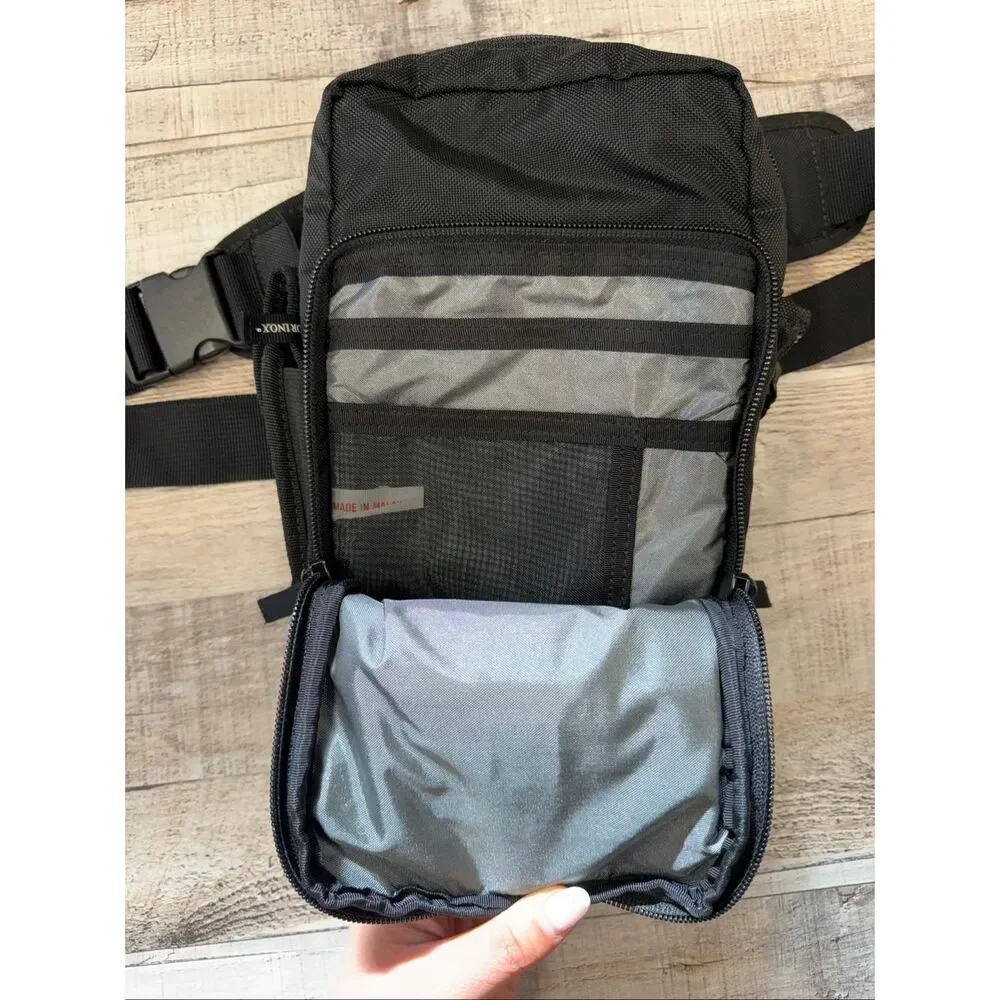 Victorinox Swiss Army Nylon Shoulder Bag Black Utility Outdoor Camping Fishing